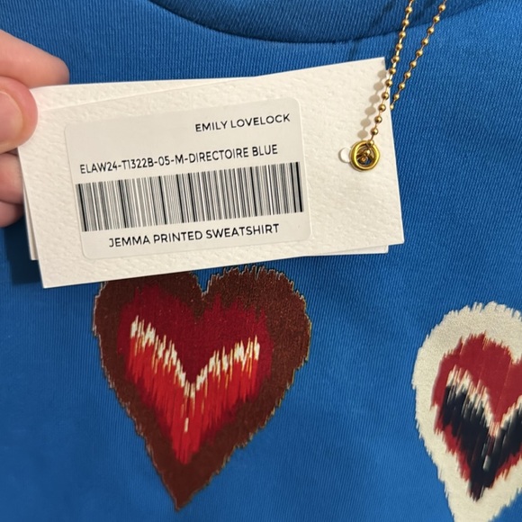 NWT Emily LoveLock Crewneck - Picture 3 of 6
